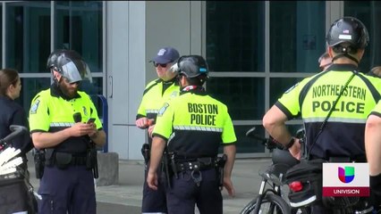 autoridades y activistas en Boston llaman a marchar en paz