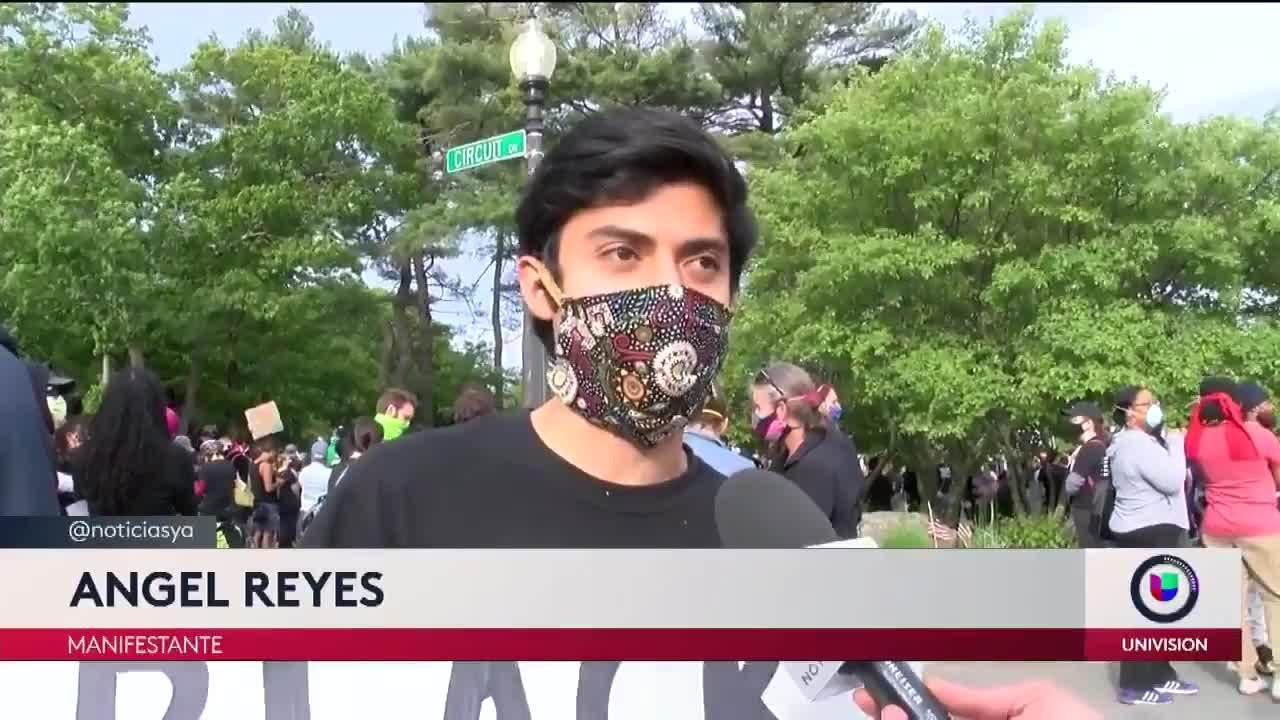 multitudinarias protestas en Boston por muerte de George Floyd