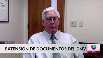 Extensión de documentos del DMV en Nevada