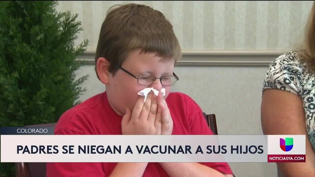 Bajo numero de vacunas infantiles en Colorado podrian desatar una epidemia