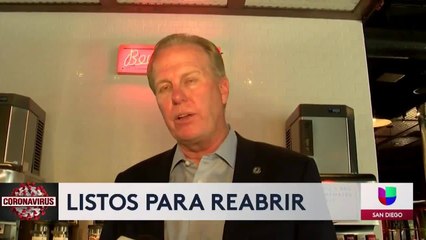 Restauranteros en San Diego listos para abrir