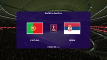 Portugal vs Serbia || World Cup Qualifiers - 14th November 2021 || PES 2021