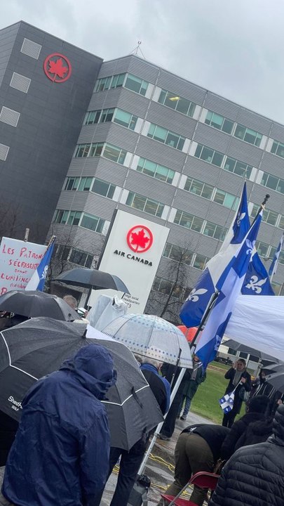 French Language Protest at Air Canada