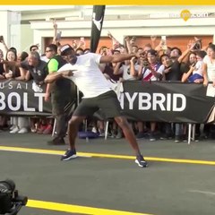 Carrera de Usain Bolt en Peru