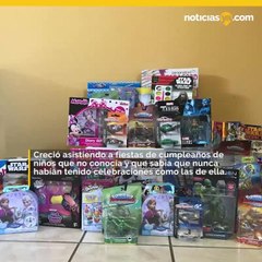 Adolescente organiza fiestas de cumpleaos para nios sin hogar