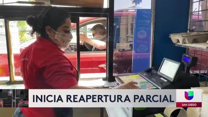 Inicia la reapertura parcial de negocios en San Diego
