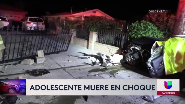 Muere adolescente en accidente vehicular