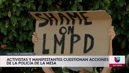 Comunidad exige respuestas a autoridades de La Mesa ante presunto abuso de autoridad
