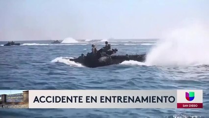 Muere un infante de la marina y desaparecen 8 mientras realizaban un entrenamiento en San Clemente