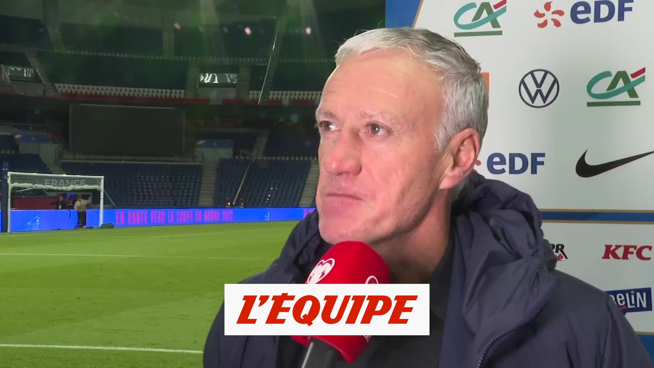 Deschamps : «Une soirée parfaite ? ça y ressemble» - Foot - Qualif. CM - Bleus