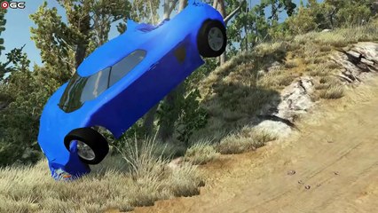 Cars VS DANGER HIGH RAMP #3 - BeamNg Drive