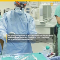Joven recibió trasplante doble de pulmón tras luchar contra COVID-19