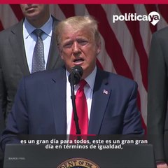 Trump invoca nombre de George Floyd