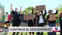 Miles de personas marchan en el centro de San Diego por sexto día consecutivo