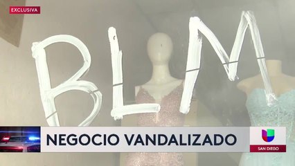 Una tienda de vestidos para ocasiones especiales en National City es víctima de vandalismo y robo