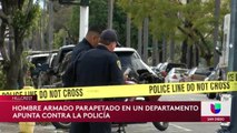 Hombre armado se parapeta en Hillcrest y se enfrenta a oficiales