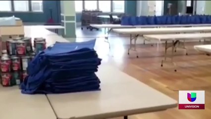 Despensas de comida en Lawrence casi vacias