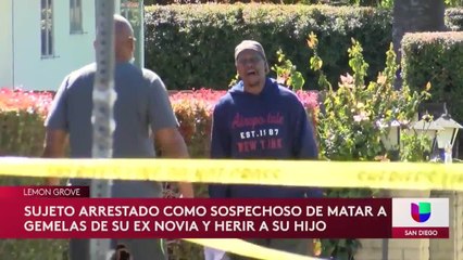 Detienen a hombre sospechoso de asesinar a las hijas de su pareja en San Diego