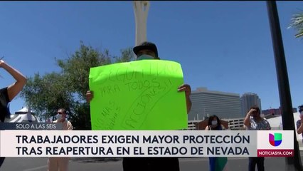 Trabajadores de casinos piden protecciones 6pm 061020 - Clip