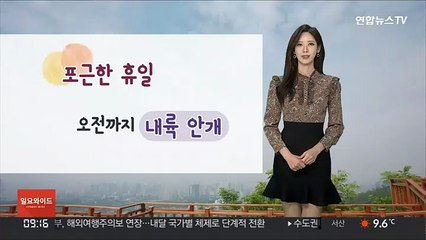 [날씨] 구름 지나는 포근한 휴일…서쪽 미세먼지↑