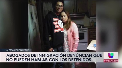 ABOGADOS DE MIGRACION NO PUEDEN HABLAR CON LOS DETENIDOS