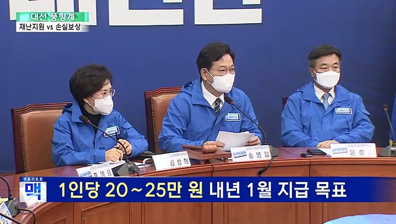 [대선풍향계] 재난지원 vs 손실보상…대선판 흔드는 '쩐의 전쟁'
