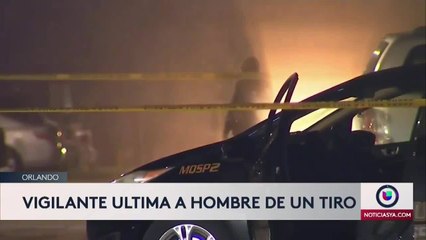 Guardia de seguridad le dispara a hombre armado