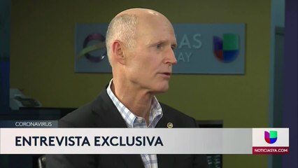 EXCLUSIVA: Senador Rick Scott habla sobre coronavirus en Florida
