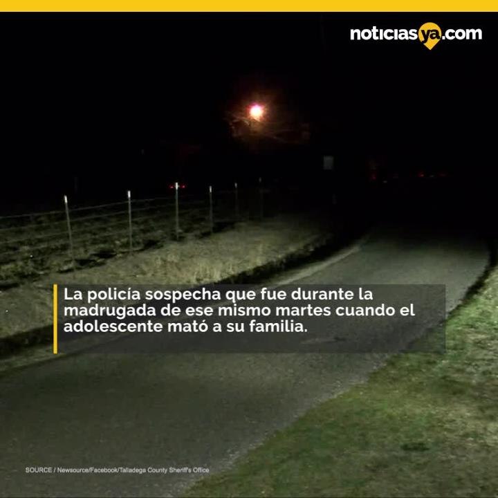Adolescente asesina a su madre y a sus hermanos antes de ir a clases
