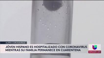 joven hispano pierde la voz y es hospitalizado por coronavirus (VIDEO)