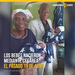 Mujer de 68 años se convirtió en madre primeriza al dar a luz a gemelos