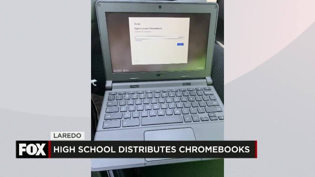 Lyndon B Johnson High School Provides Chromebooks to Students to Continue Classes