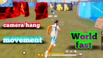 Free fire camera hang movement | world fast player