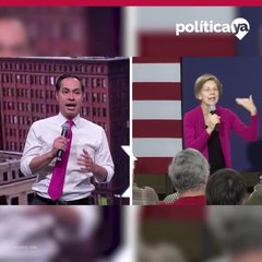 Julián Castro y Elizabeth Warren