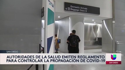Condado de San Diego emite reglamento de emergencia