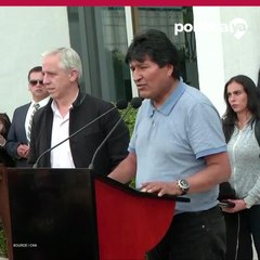 Evo Morales llega a México