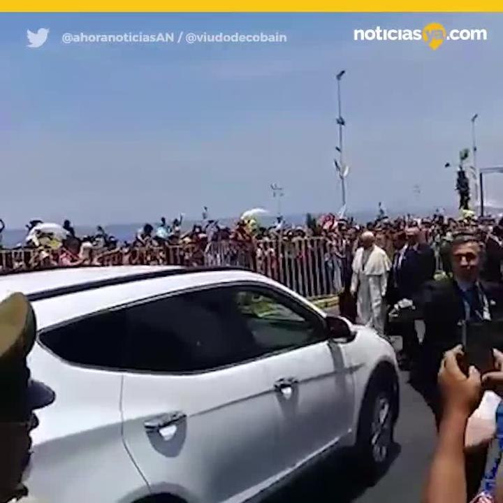 Papa incidente en Chile