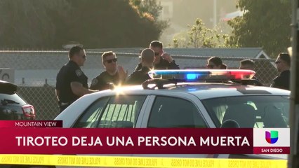 Investigan tiroteo fatal en Mountain View