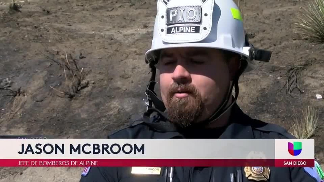 Autoridades alertan sobre riesgos de incendios en el condado de San Diego