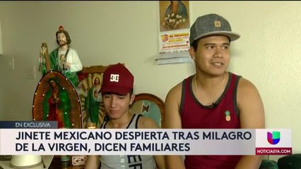 Milagro hace despertar a jinete mexicano  al borde de la muerte