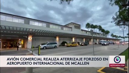 Avión aterriza