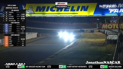 Finish Petit Le Mans 2021 IMSA