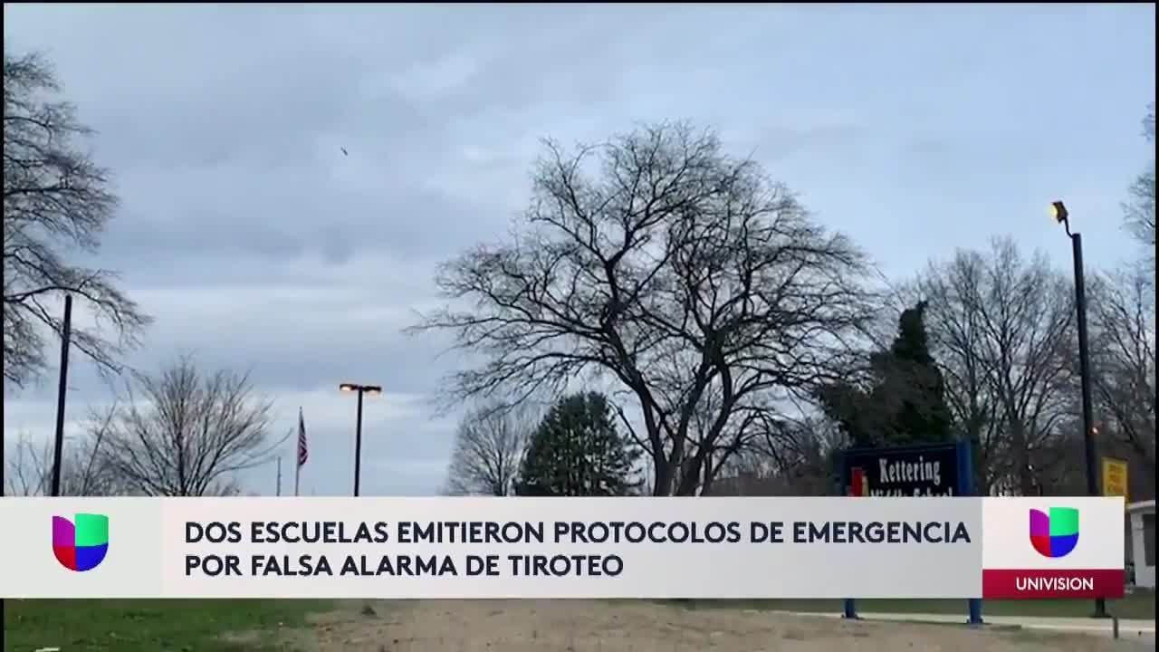 Falsa alarma de escuela