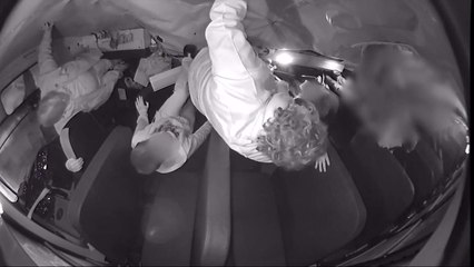 Choque de autobus escolar en Ohio