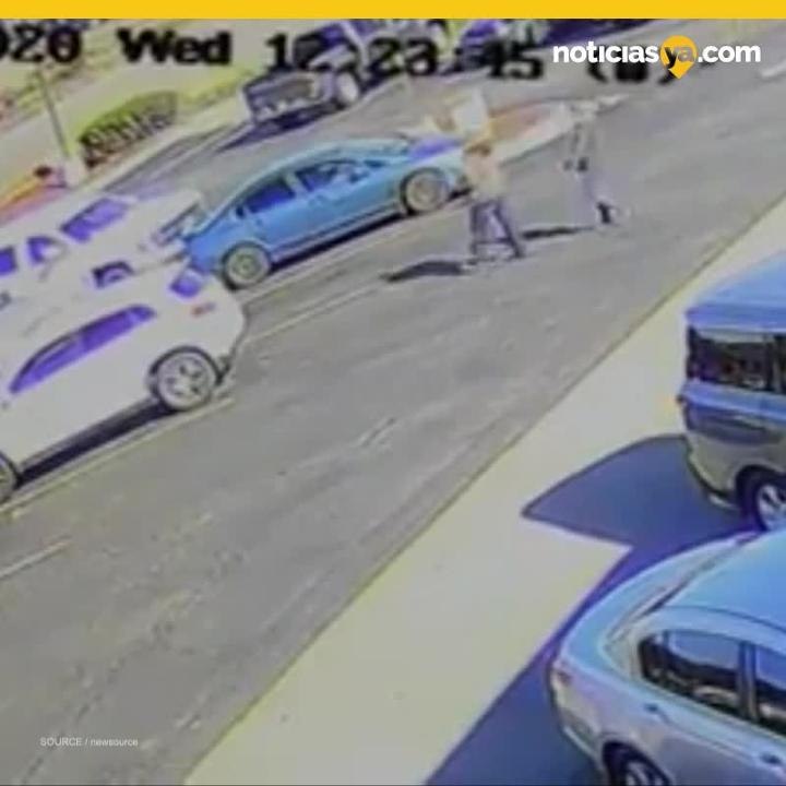 Venado embistio a hombre en estacionamiento de McDonalds
