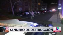 Conductor presuntamente ebrio deja sendero de destrucción en San Marcos