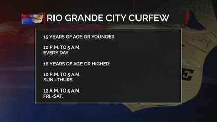 Curfew Enforced in Rio Grande City