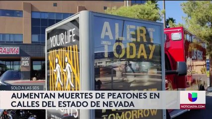 muerte peatones Las Vegas 6pm 110419 - Clip
