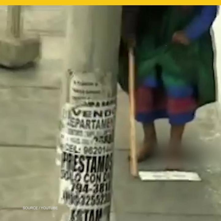 Anciana de Perú