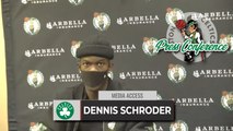 Dennis Schroder Postgame Interview | Celtics vs Cavaliers 11-13